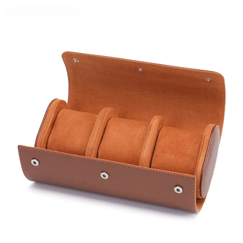 Premium Leather Watch Roll